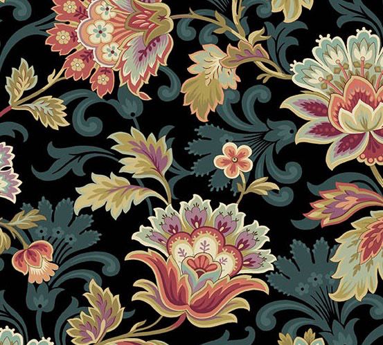 Andover Fabrics - Edyta Sitar - Dahlia - 1372/K - Canterbury - Dawn - R1