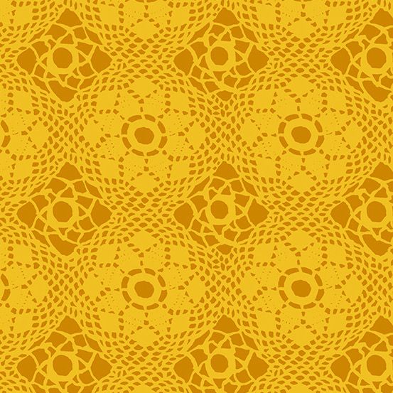Andover - Alison Glass - Sun Print - 9253-Y - Crochet - Sunshine - W12.2