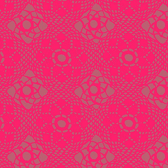 Andover - Alison Glass - Sun Print - 9253-E1 - Crochet - Strawberry - W12.2