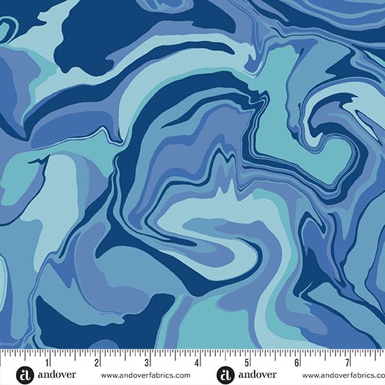 Andover - Eye Candy Quilts - Nebula - 1506-B1 - Subzero - W14.4