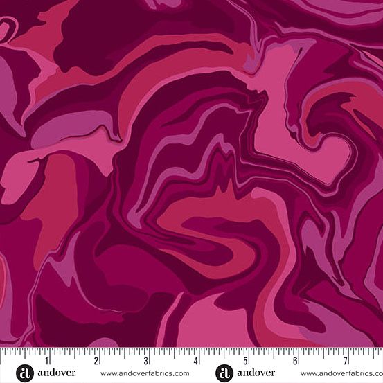 Andover - Eye Candy Quilts - Nebula - 1506-E - Wildberry - W14.4