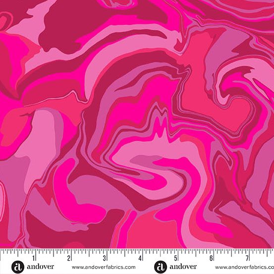 Andover - Eye Candy Quilts - Nebula - 1506-LE - Lipstick - W14.4