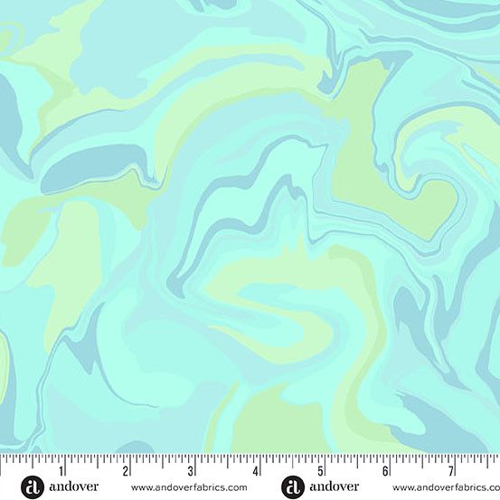 Andover - Eye Candy Quilts - Nebula - 1506-LT - Surfside - W14.4