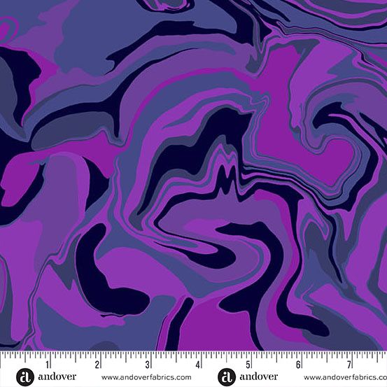 Andover - Eye Candy Quilts - Nebula - 1506-P - Grape Jelly - W13.4