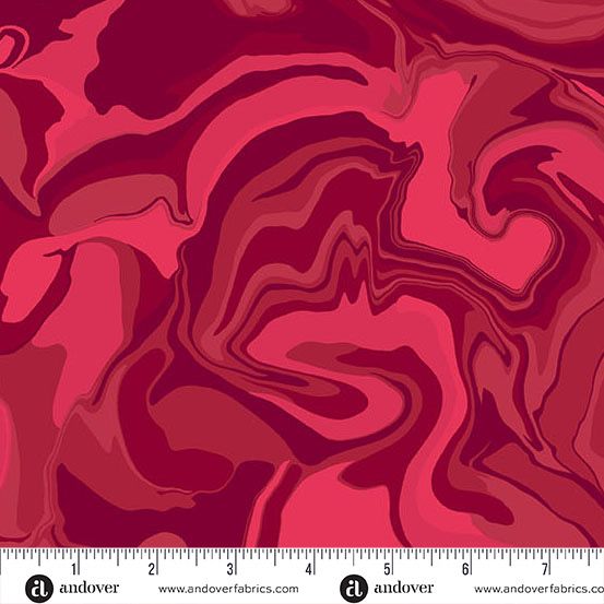 Andover - Eye Candy Quilts - Nebula - 1506-R - Cherry Soda - W14.4
