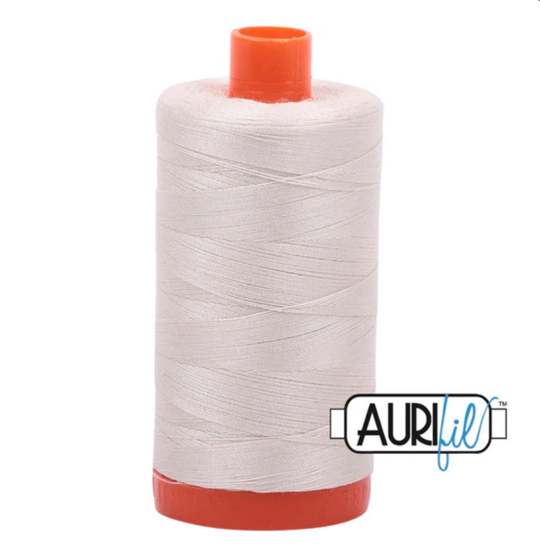 Aurifil 50 Weight Thread - Cream - 1300m - 2309 - BoxA2 Aurifil 50 Weight Thread - Cream - 1300m - 2309 - BoxA2