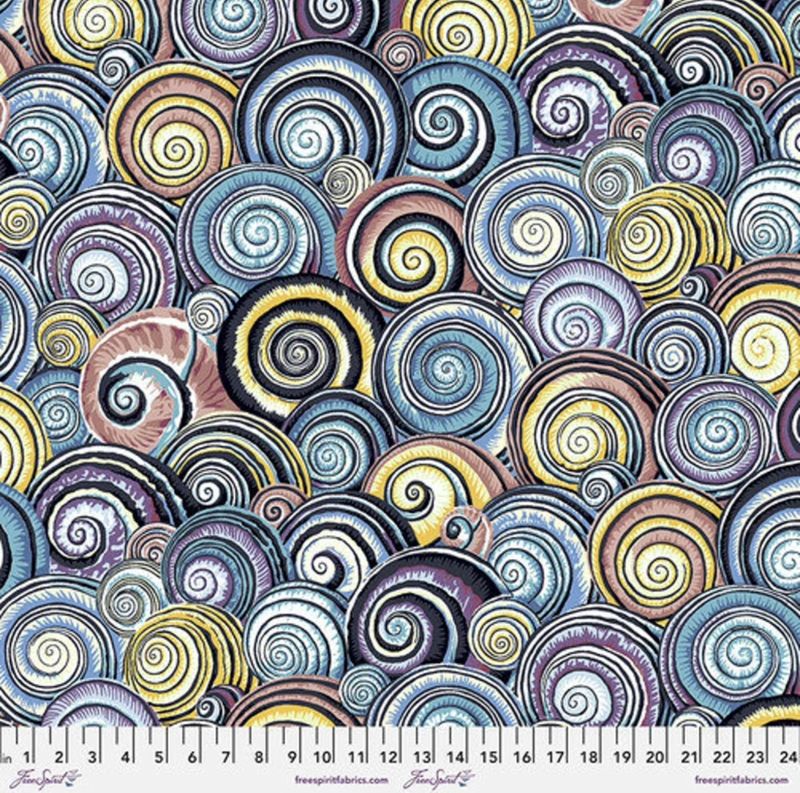 Kaffe Fassett - Spiral Shells - PWPJ073.CONTRAS - Contras - (Width of Fabric By 25cm) - W04.2
