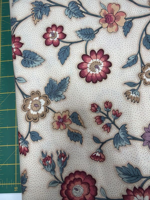 Andover - Di Ford Hall - 8917-L - Flowers On Cream - W11.5