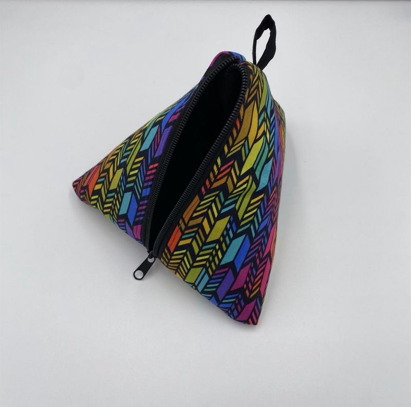 iQuilt Black Geometric Triangle Pod Sewing Kit