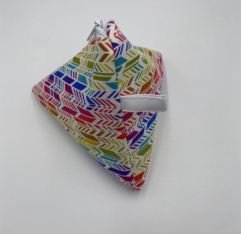 iQuilt White Geometric Triangle Pod Sewing Kit