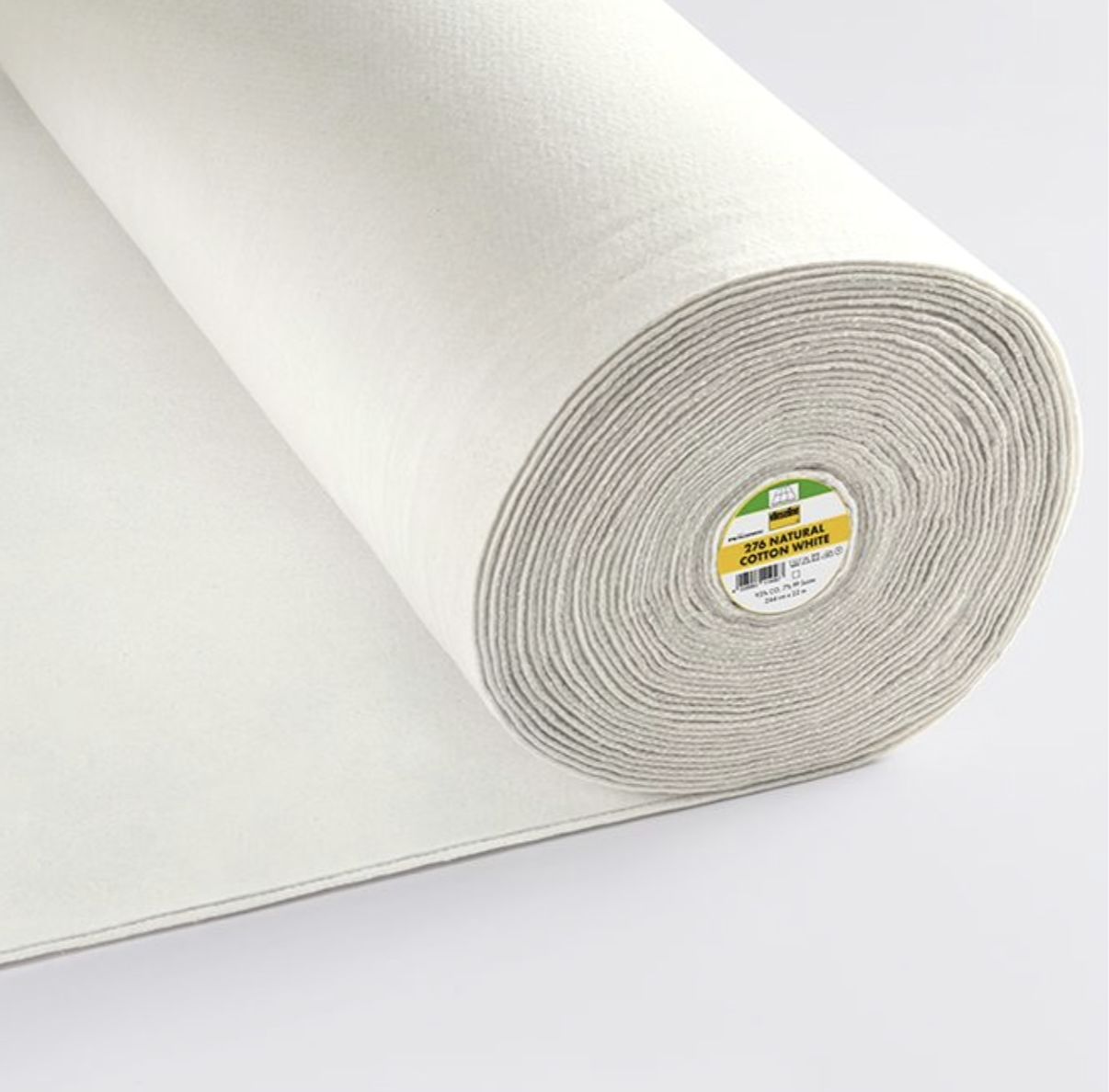Vlieseline 276 100% Cotton Batting With Scrim - White - Sold By The 50cm