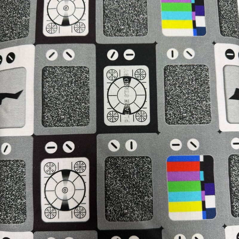 Bernatex - Contempo - Matthews Mini Monsters - Matthew Pridemore- 4235 - TVs On White - W00.2