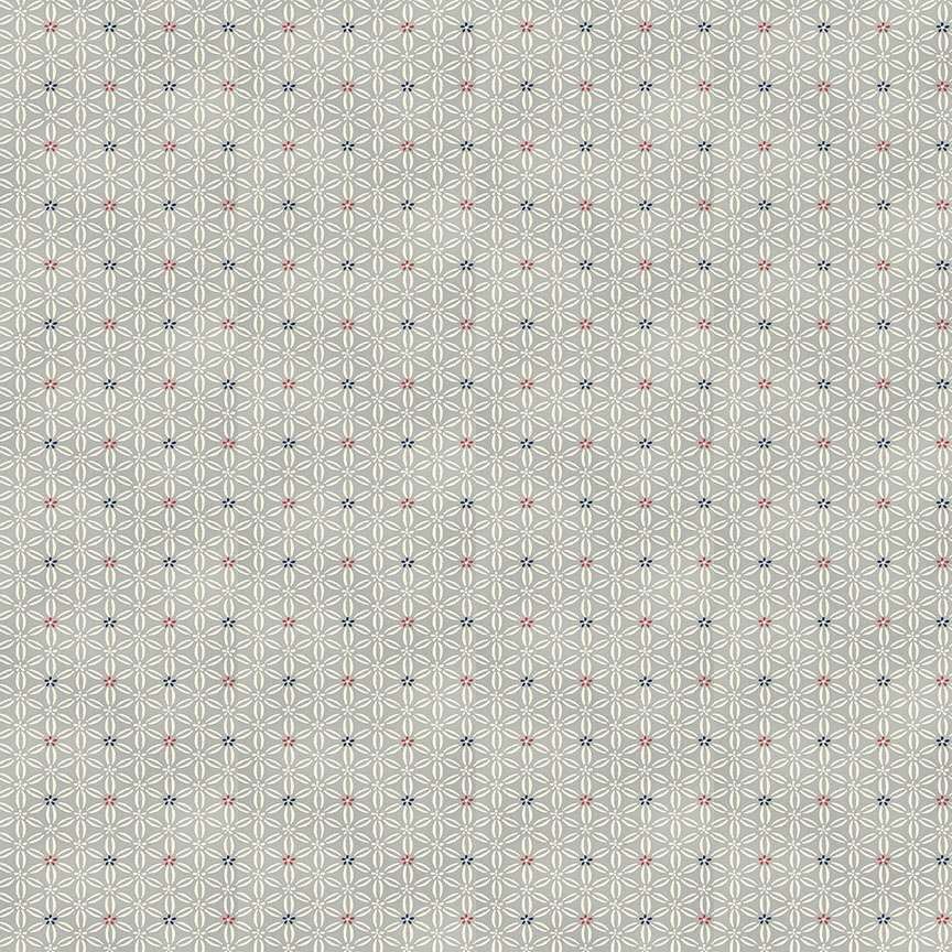 Makower - Tranquility - 2411-S - Trellis - Grey - W07.5