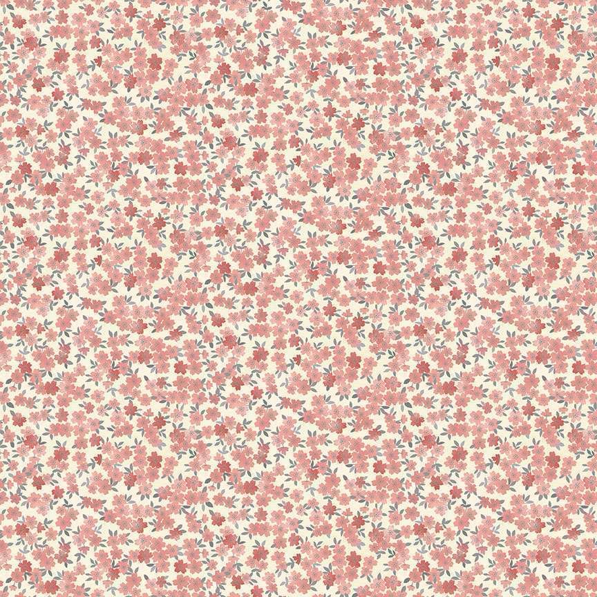 Makower - Tranquility - 2412-P - Blossom - Pink - W07.5