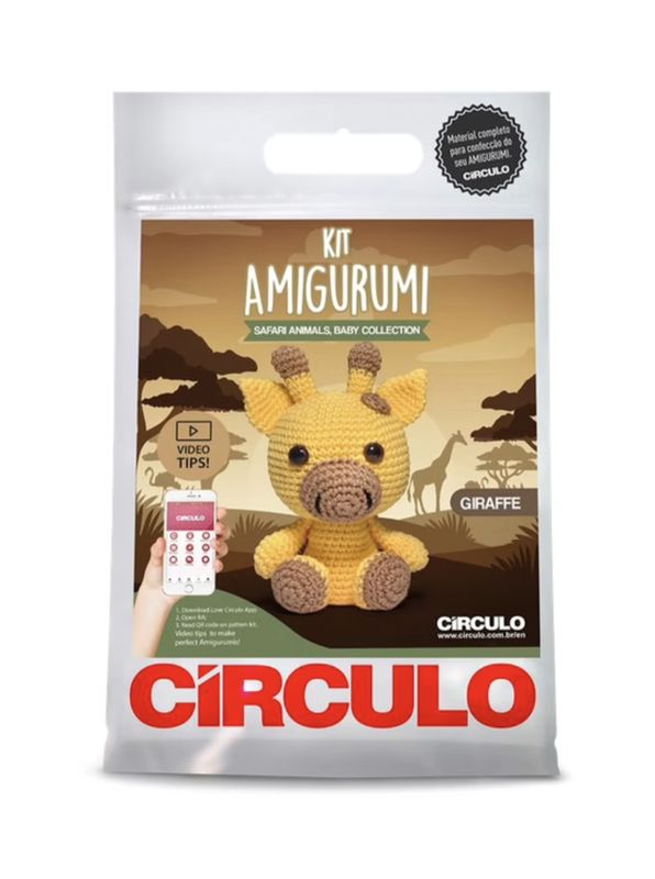 Circulo - Amagarumi - Safari Baby Animals - Giraffe - Crochet Kit