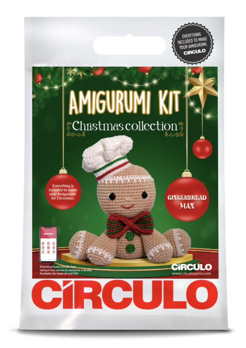 Circulo - Amagarumi - Christmas - Gingerbread Man - Crochet Kit