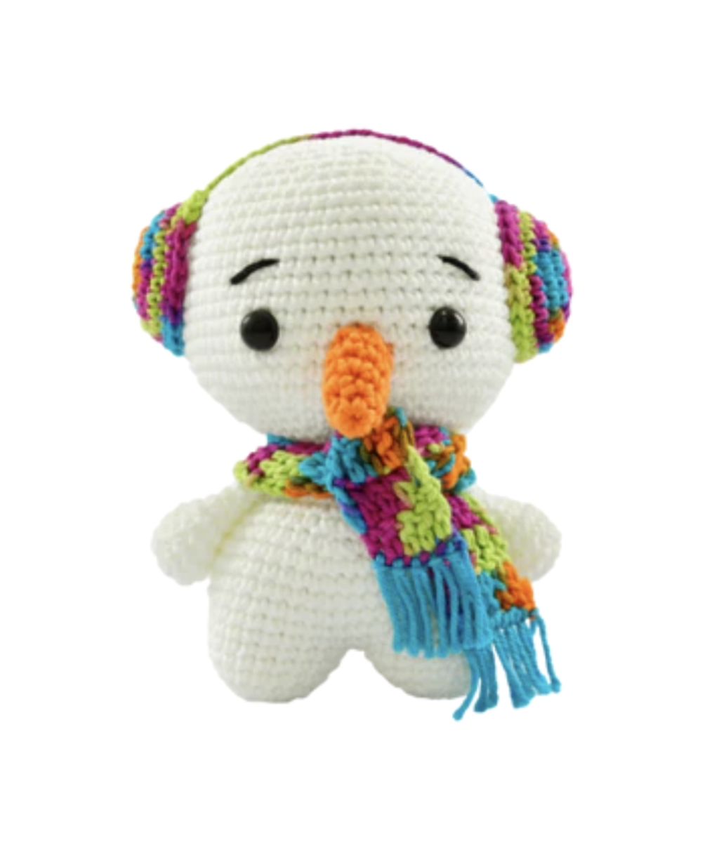 Circulo - Amagarumi - Christmas - Snow Man No Hat - Crochet Kit