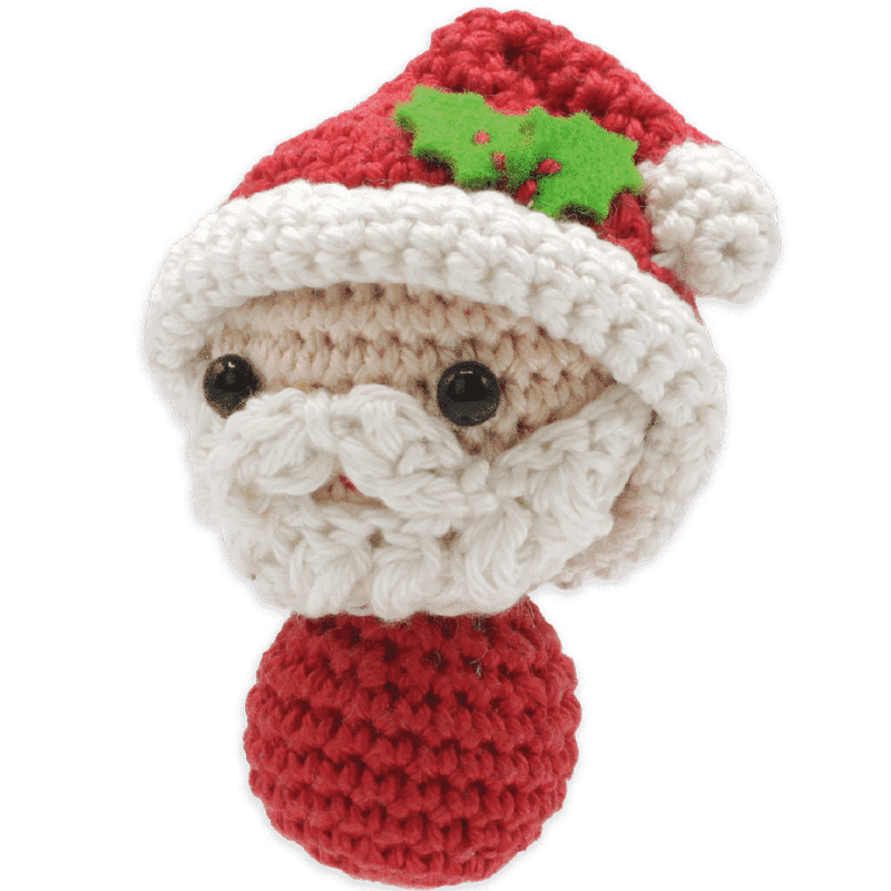 Amagarumi - Hardicraft - Scheepjes Yarn Kit - Mini Santa - Crochet Kit Amagarumi - Hardicraft - Scheepjes Yarn Kit - Mini Santa - Crochet Kit