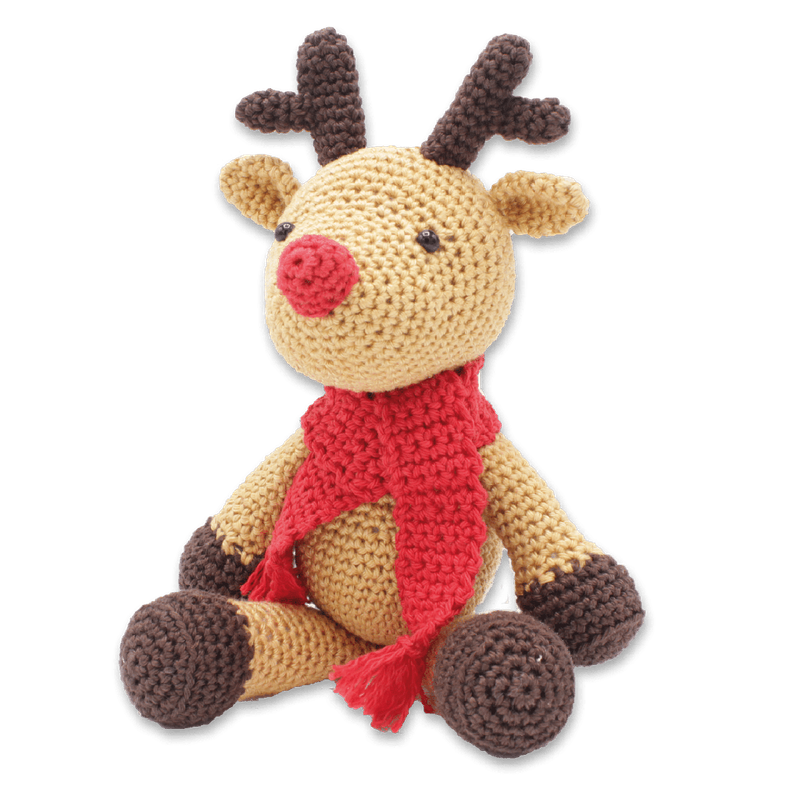 Amagarumi - Hardicraft - Scheepjes Yarn Kit - Rudolf Reindeer - Crochet Kit Amagarumi - Hardicraft - Scheepjes Yarn Kit - Rudolf Reindeer - Crochet Kit