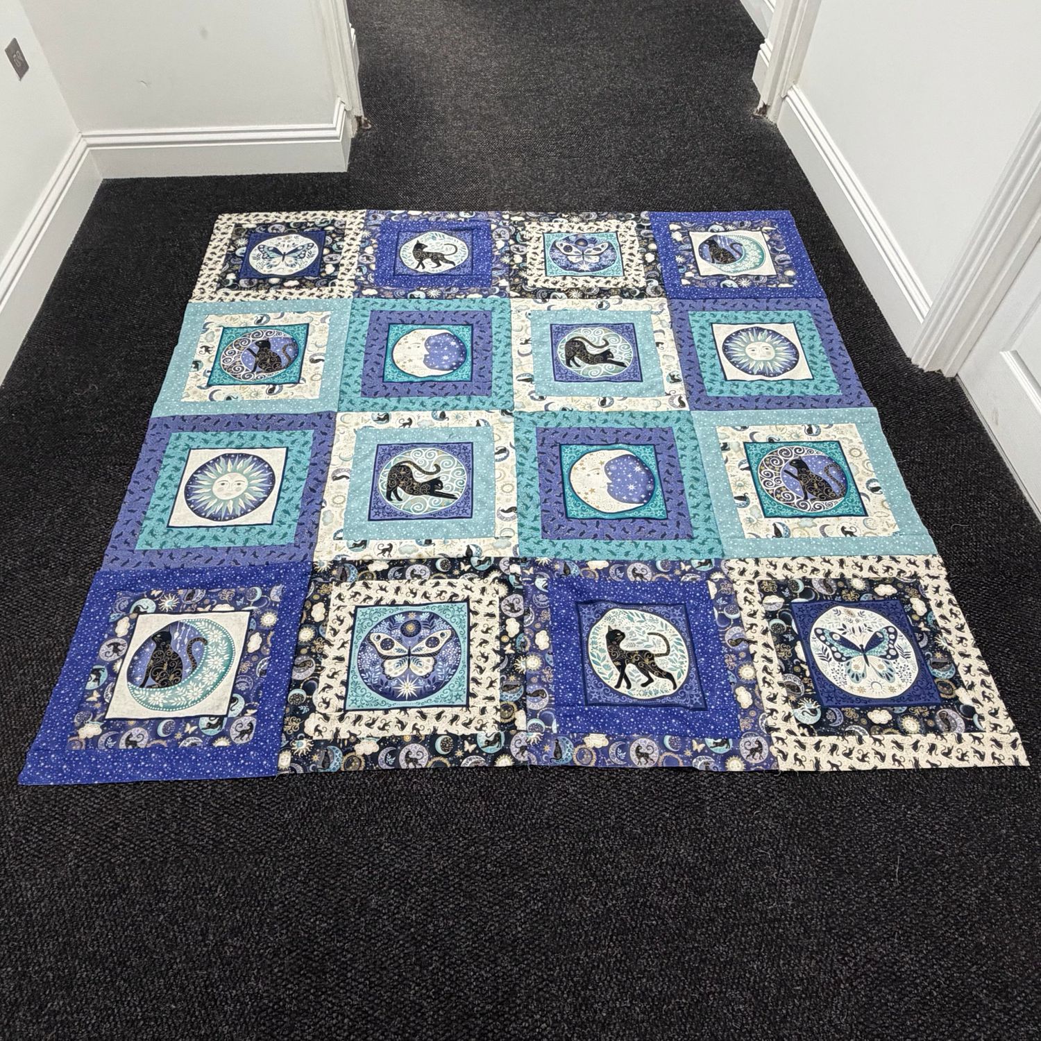 Makower Charmed Kitten Quilt