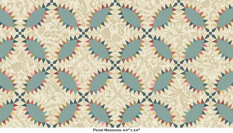 Andover Fabrics - Edyta Sitar - Square Dance - 10283-LB - Multi - W10.5