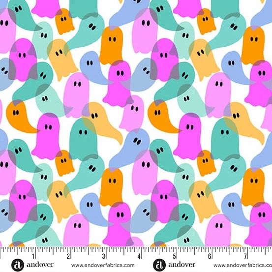 Andover - Halloween - Ghostly Garden - 10202-E - KP Creates - Ghost Party - Multi - W02.2