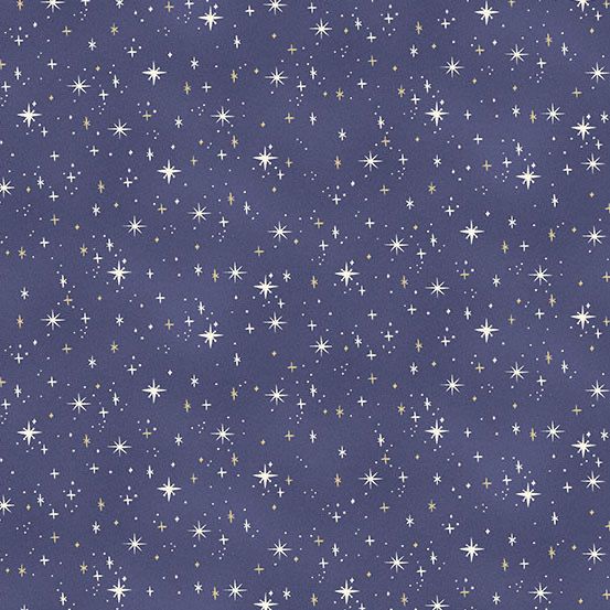 Makower - Charmed - Shimmer - Blue - 200-B - W02.3