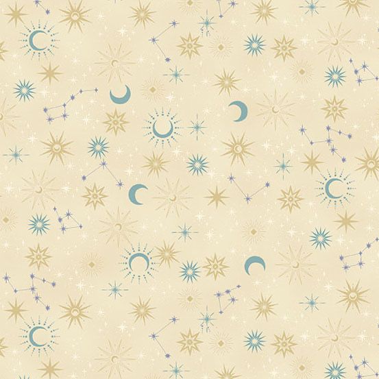 Makower - Charmed - Galaxy - Cream - 198-Q - W02.3