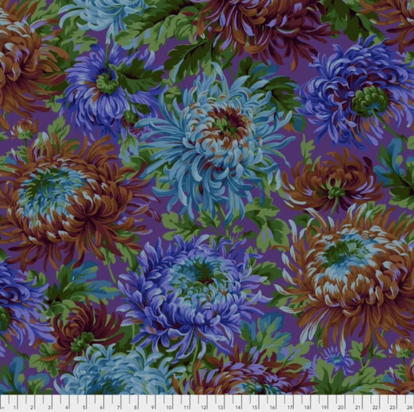 Kaffe Fassett - Shaggy - PWPJ072.BLUEX - Blue (Width of Fabric By 25cm) - W04.2