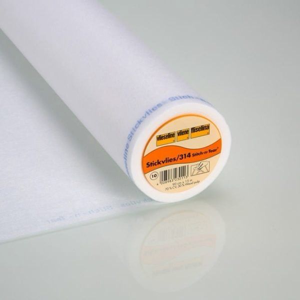 Vlieseline - 314 Stitch-n-Tear Embroidery Backer - By 50cms - UC04.1 Vlieseline - 314 Stitch-n-Tear Embroidery Backer - By 50cms - UC04.1