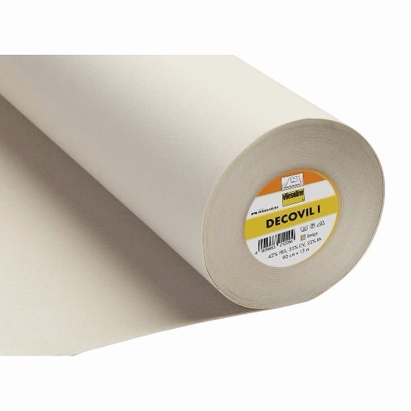 Vlieseline - Decovil I - Fusible Interlining with a Leather-like Handle - (WoF By 50cm) - BMC1 Vlieseline - Decovil I - Fusible Interlining with a Leather-like Handle - (WoF By 50cm) - BMC1
