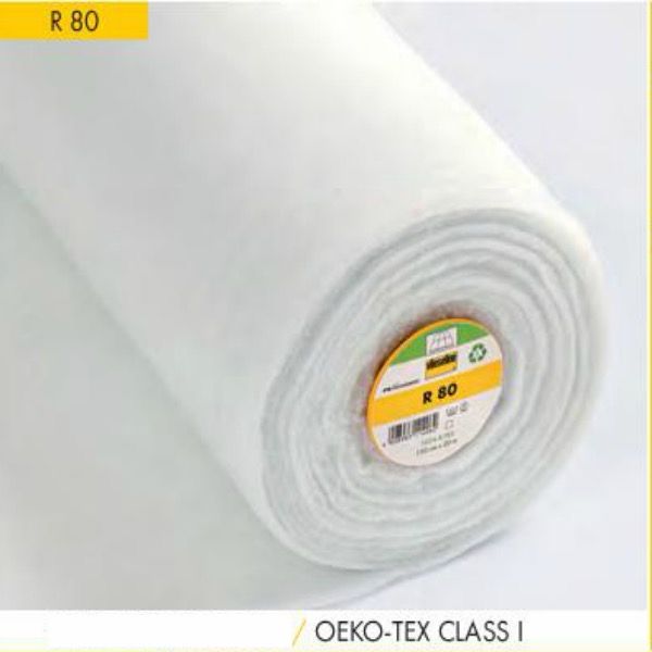 Vlieseline - R80 - Recycled Polyester Wadding Medium Loft - (WoF By 50cm) - BMC1 Vlieseline - R80 - Recycled Polyester Wadding Medium Loft - (WoF By 50cm) - BMC1