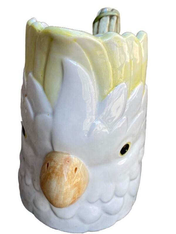 Vintage FITZ &amp; FLOYD Cockatoo Pitcher