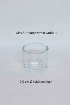 ​Glas rund Größe 1 dickwandig