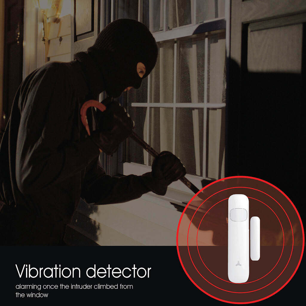 Vibrations-Vindues-Sensor