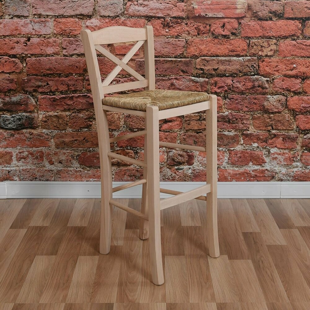 Cross Back Beech Stool