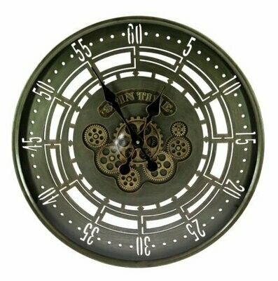 Spin Time Cog Clock