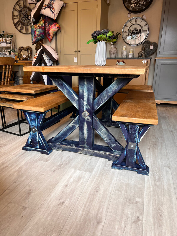 Union Jack Rustic Table