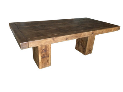 Rustic Plank Cube Box table