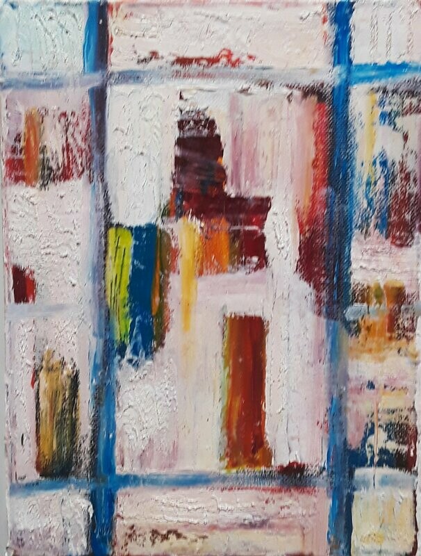 Abstract White Structure by Helen Litwa