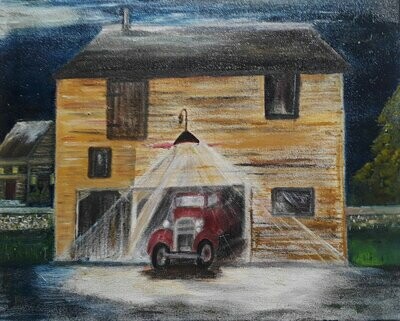 Garage and Truck by Helen Litwa