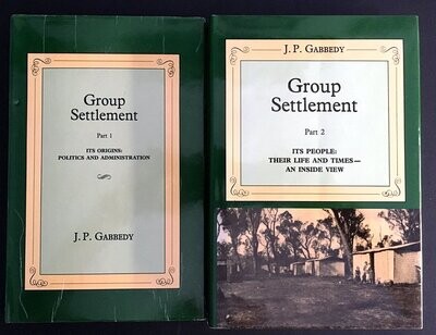 Group Settlement Part 1 and Part 2 [Set] by J P Gabbedy SIGNED