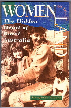 Women on the Land: The Hidden Heart of Rural Australia by Margaret Alston