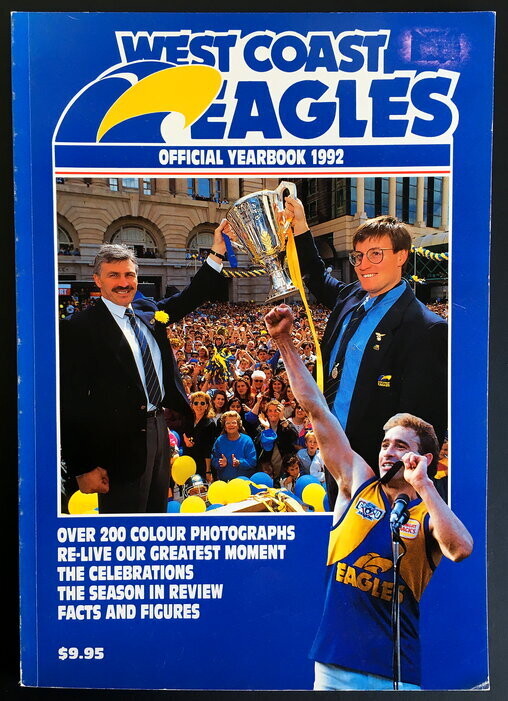 West Coast Eagles Official Yearbook 1992