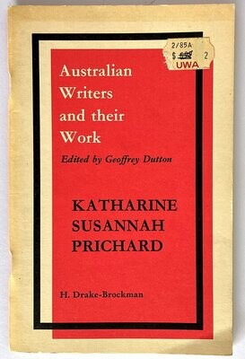 Katharine Susannah Prichard by H Drake-Brockman