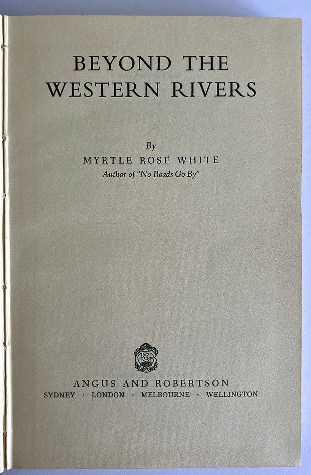 Beyond the Western Rivers by Myrtle Rose White