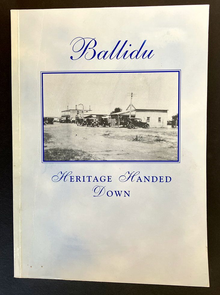 Ballidu: Heritage Handed Down: An Anecdotal History by Nicola Hood and Pamela Toster