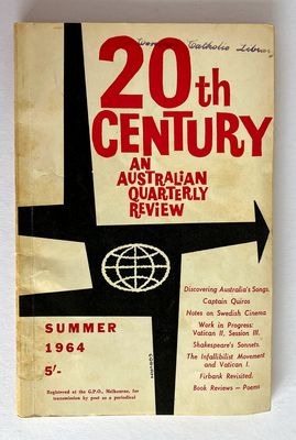 Twentieth Century [20th]: An Australian Quarterly Review - Vol XIX No 2, Summer 1964