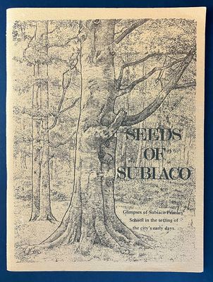 Seeds of Subiaco: Glimpses of Subiaco Primary School in the Setting of the City’s Early Days