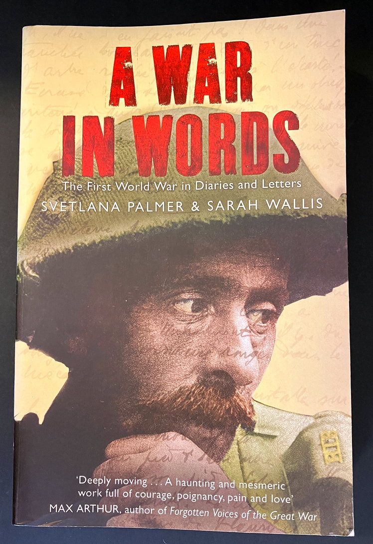 A War in Words The First World War in Diaries and Letters by Svetlana Palmer and Sarah Wallis